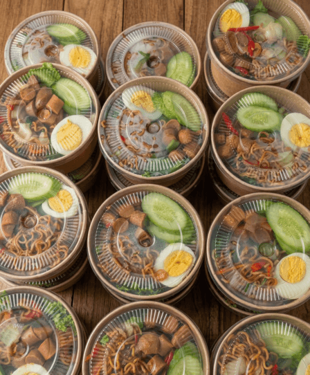 Paket Nasi Bulat - menu catering Nabila